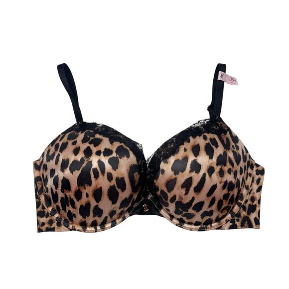 Victoria's Secret Very Sexy Bombshell Add-2-Cups Lace-Trim Push-Up Bra Size 36D - Picture 1 of 3